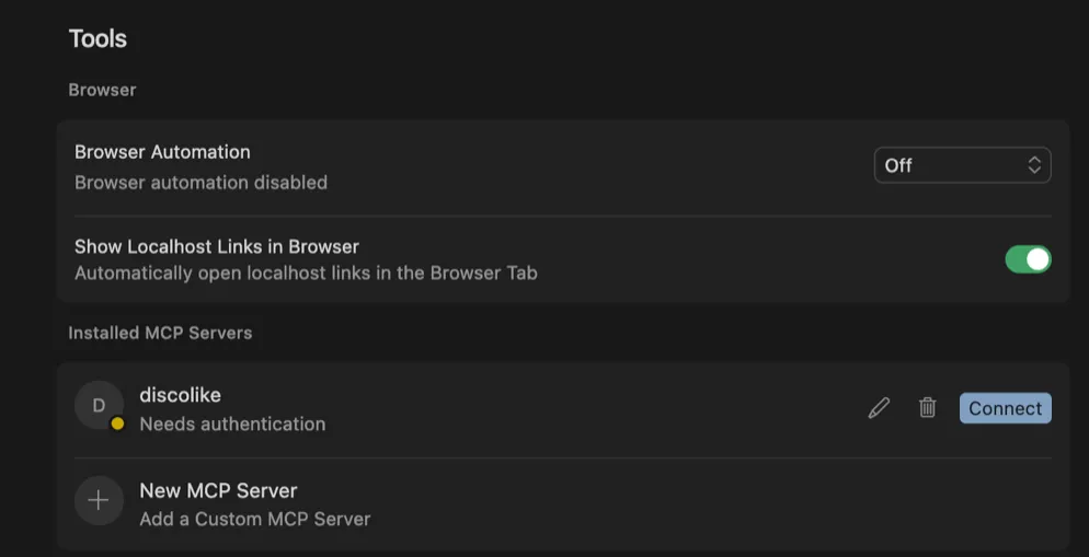 DiscoLike needs authentication