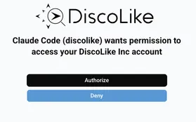 OAuth authorization screen